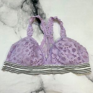 Lavender Lace Racerback Bralette